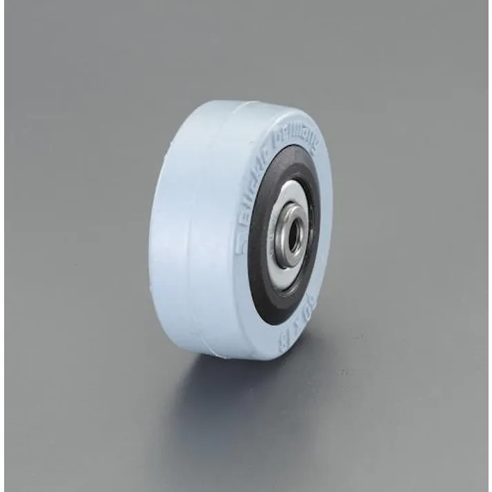 ESCO 50x18mm 車輪(ラバータイヤ・ナイロンリム・ボールベアリング EA986MF-50 4518340706323(CDC)【別送品】