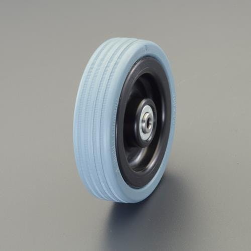 車輪(ラバータイヤ・ナイロンリム・ボールベアリング) 100x25mm EA986MF-100 4518340706354【別送品】