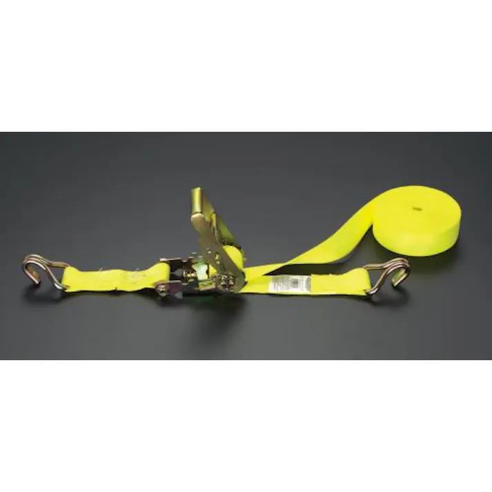ベルト荷締機(ラチェット式/黄) 1500kg/50mmx8m EA982BC-2 4518340724525【別送品】
