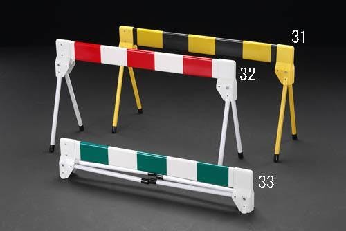 ミツギロン バリケード・折畳式(黄/黒) 1000x350x580mm EA983FV-31 4518340809055【別送品】