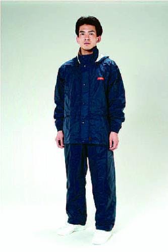 透湿型レインウェアー(ネイビー) [L] EA996XZ-12 4518340897076【別送品】