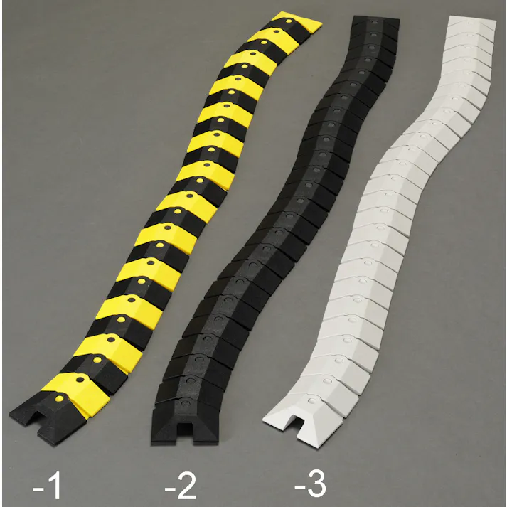 ケーブルプロテクター(灰) 76x19mmx1m EA983PL-3 4518340966079【別送品】