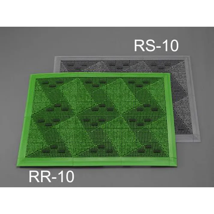 連結ブラシマット(グレー/ふち付) 700x1000mm EA997RS-10 4518340967311【別送品】