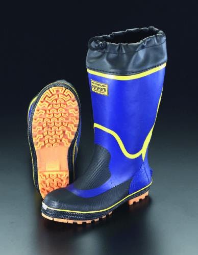 安全長靴(アメゴム) 25.0cm EA998RG-25 4518340987432【別送品】