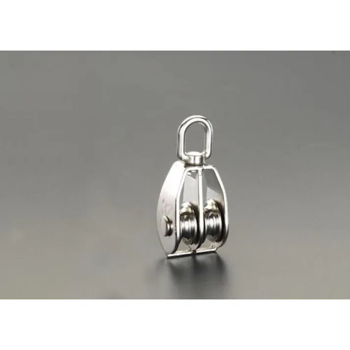 スリーエッチ 滑車(ステンレス製/2車) 32mm EA987HE-32A 4548745006216【別送品】