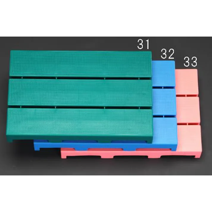 テラモト すのこ(プラスチック製/グリーン) 297x444mm EA997RJ-31 4548745006896【別送品】