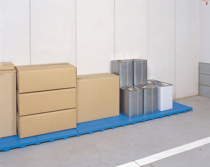 テラモト 297x 444mm すのこ(プラスチック製/グリーン) EA997RJ