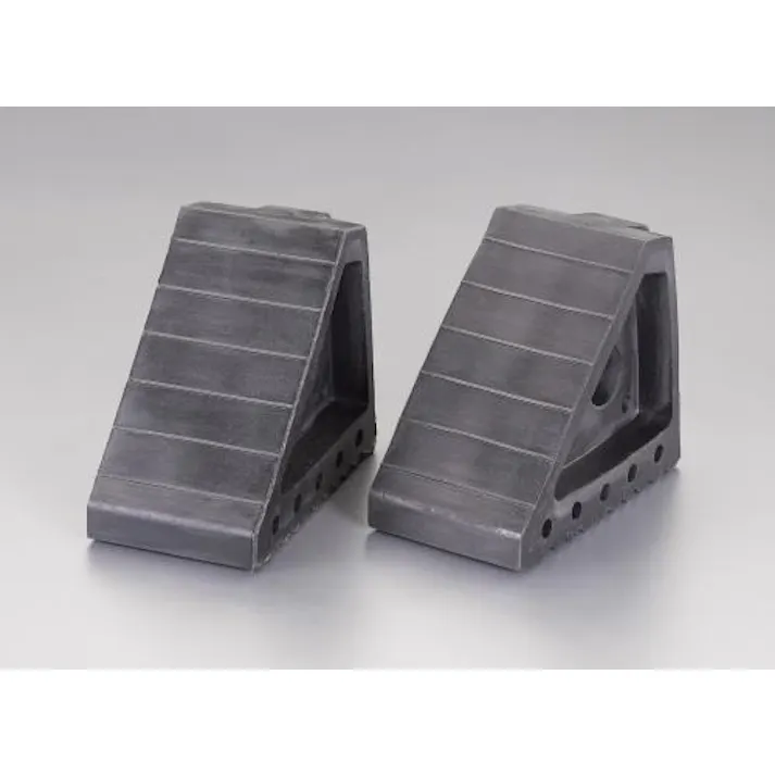 ESCO 100x200x150mm タイヤストッパー(2個組) EA984VA-12 4548745062144(CDC)【別送品】
