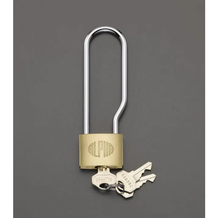 ESCO 25mm シリンダー南京錠(59mm吊長/同一キー) EA983SA-25S 4548745163711(CDC)【別送品】