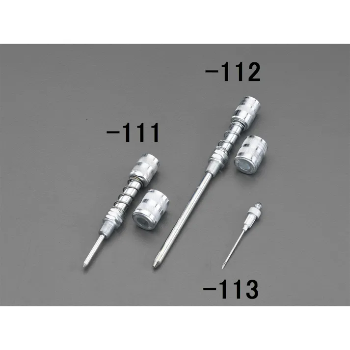 グリースポンプ用ロングニードルアダプター 100mm EA991CN-112 4548745178982【別送品】