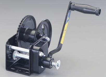 ハンドウインチ(自動ブレーキ付) 727kg EA989SC-4 4548745190496【別送品】