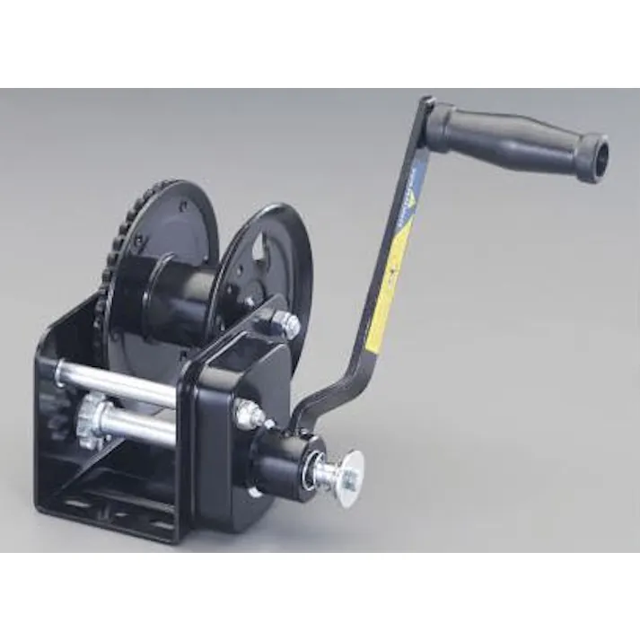 ESCO 545kg ハンドウインチ(自動ブレーキ付) EA989SC-3 4548745194401(CDC)【別送品】