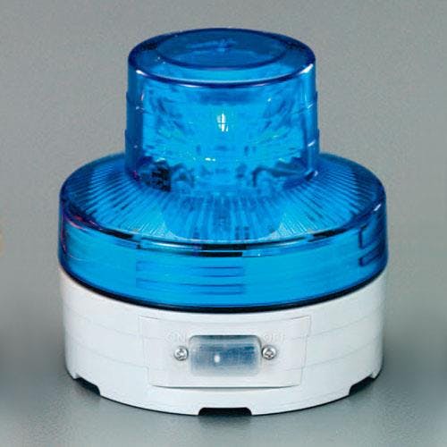 日動工業 LED回転灯(青色) [単3x2本] EA983FS-303 4548745211511【別送品】