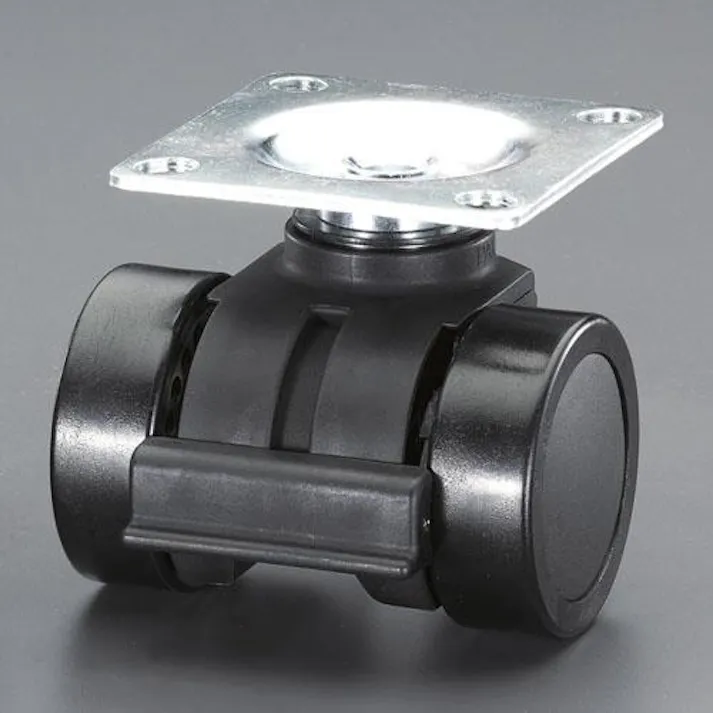 東信製作所(トーシン) 66mm キャスター(ツインホイール・ブレーキ付) EA986TJ-6 4548745274530(CDC)【別送品】