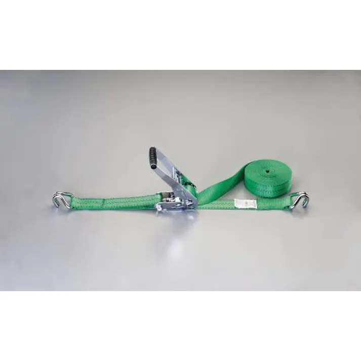 ESCO 1500kg/50mmx9.1m ベルト荷締機(ラチェット式) EA982BC-6 4548745443677(CDC)【別送品】