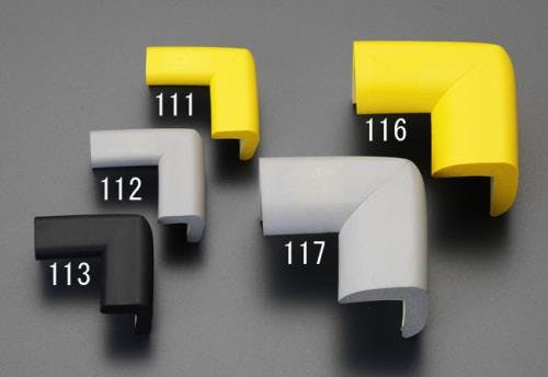 コーナーガード(黄) 70x70x30mm EA983FJ-111 4548745444513【別送品】