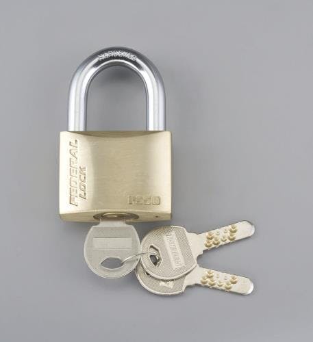 シリンダー南京錠(ディンプルキー) 50mm EA983SZ-50 4548745446159【別送品】