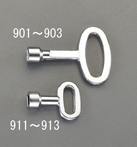 サイドバーロックキー(8mm三角) 45mm EA983TN-913 4548745447019【別送品】