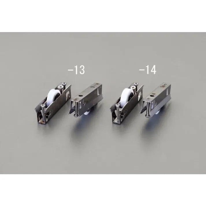 ヨコヅナ 戸車(サッシ用・平レール・ジュラコン(R)車・ステンレス枠)2個 EA986RJ-14 4548745447262【別送品】