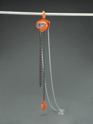 チェーンブロック 2.0tonx5.0m EA987CM-5 4548745447811【別送品】