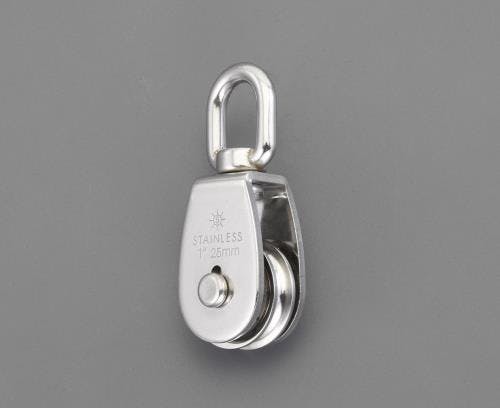 滑車(ステンレス製) 31.7mm EA987SM-25 4548745448009【別送品】