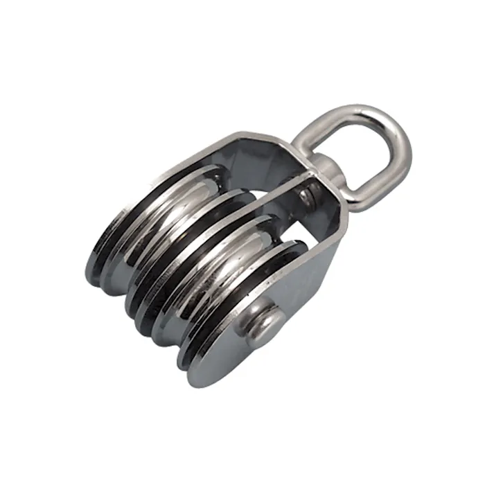 滑車(ステンレス製/2車) 44.4mm EA987SM-38W 4548745448030【別送品】