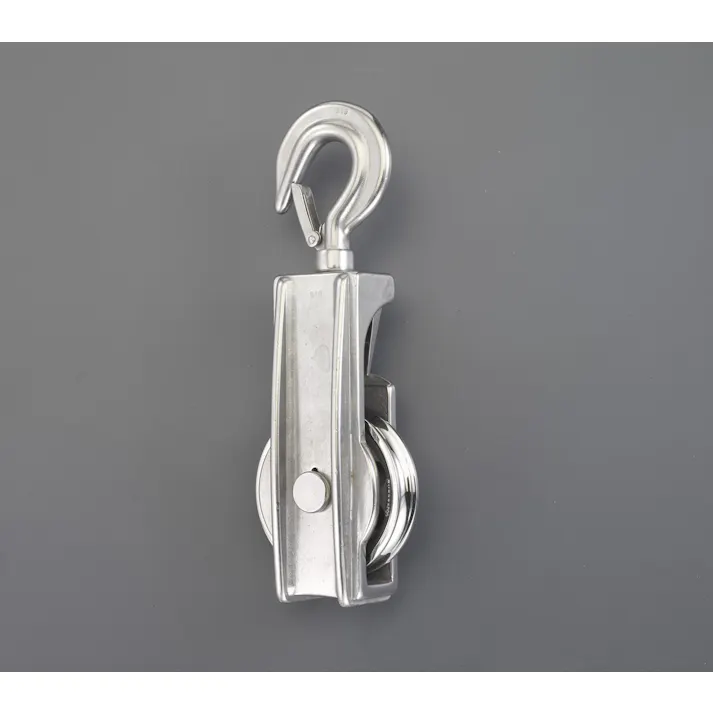 フック付滑車(ステンレス製) 82.5mm EA987SR-3 4548745448122【別送品】