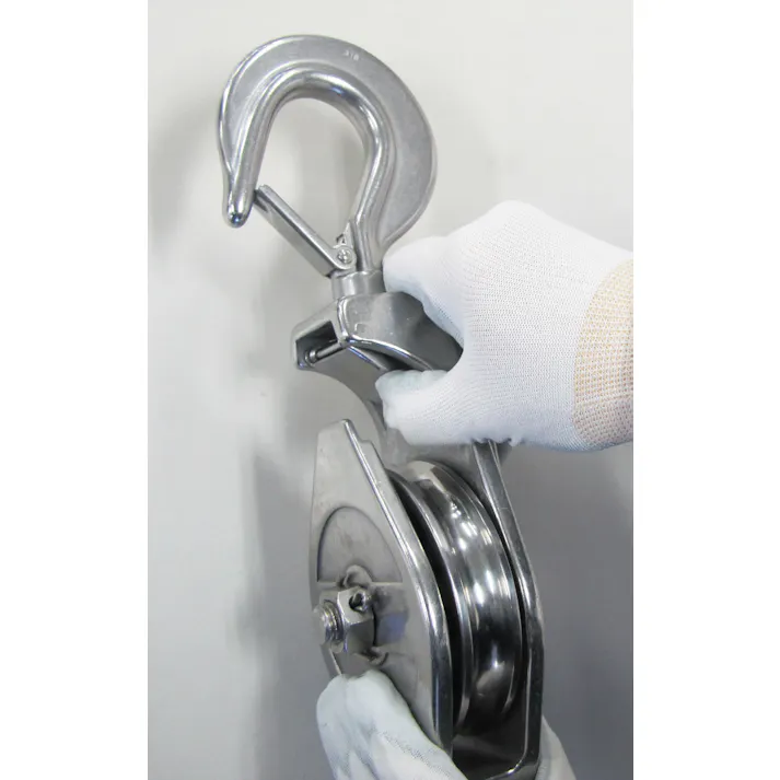 フック付滑車(ステンレス製) 82.5mm EA987SR-3 4548745448122【別送品】