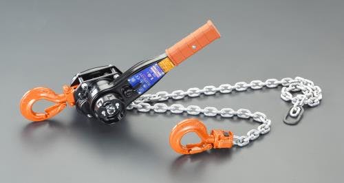 レバーホイスト 3.2tonx1.5m EA988BG-1.5 4548745448177【別送品】