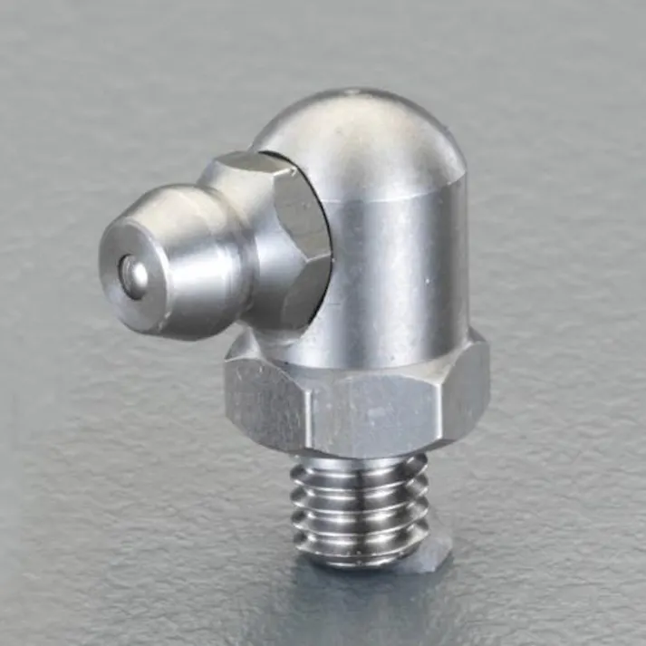 ESCO R 1/4" (90゚) グリースニップル(ステンレス製) EA991CZ-222 4548745448856(CDC)【別送品】