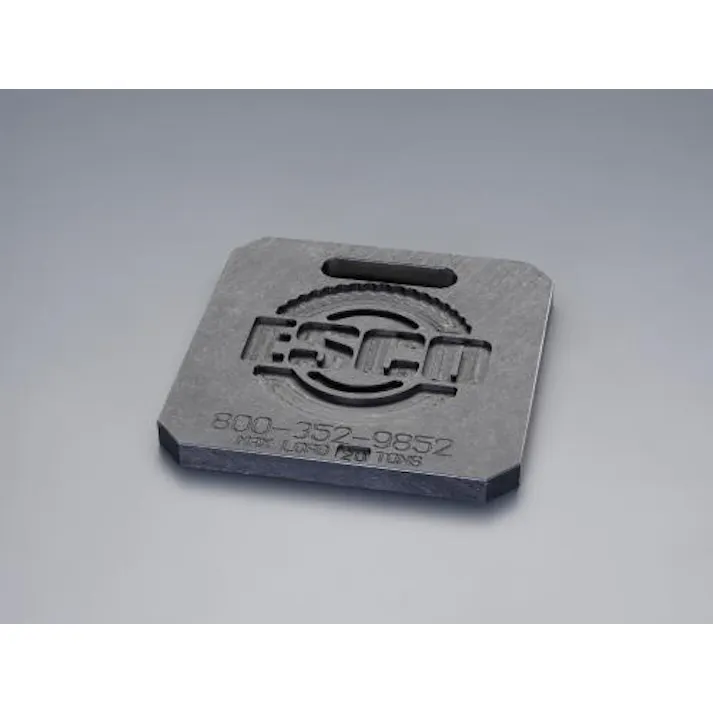 ESCO 300x300x25mm/20ton ジャッキ・プレート EA993DS-11 4548745450217(CDC)【別送品】