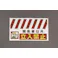 安全表示垂れ幕(立入禁止) 900x550mm EA983FT-401 4548745480184【別送品】