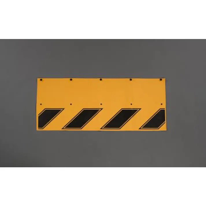 バリケード用垂れ幕(トラ/安全第一) 290x900mm EA983FT-406 4548745481655【別送品】