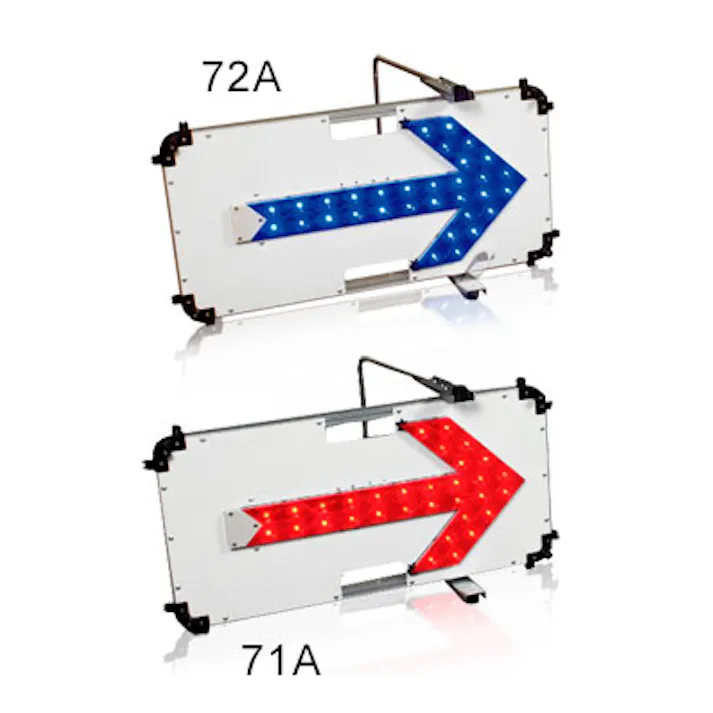 LED方向指示灯(青) 78x432x787mm EA983FT-72A 4548745539257【別送品】