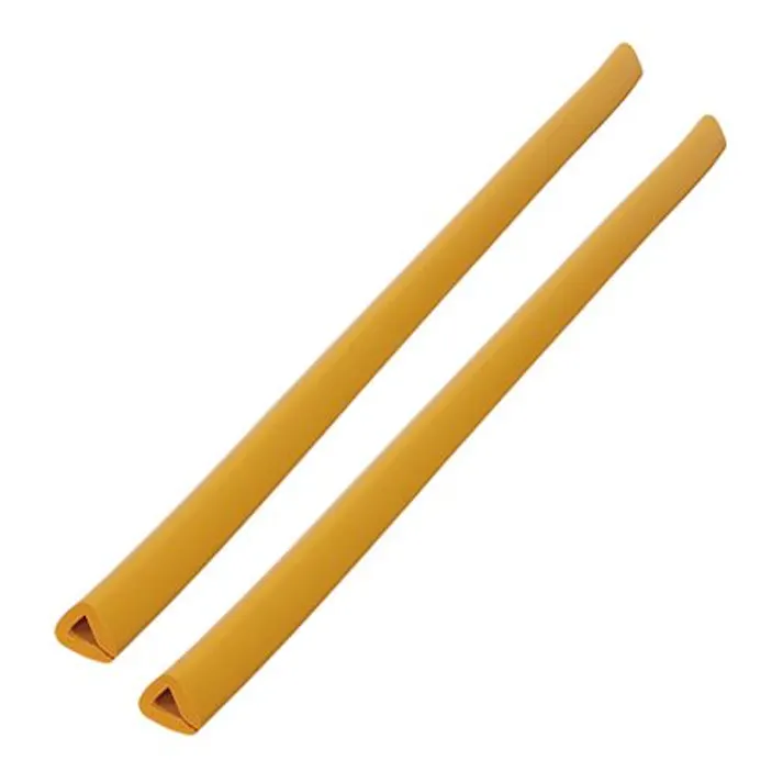 カーボーイ 35x25mm/0.9m クッションガード(挟み込型/2本)黄 EA983FE-53 4548745552348(CDC)【別送品】