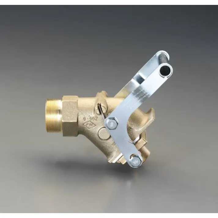 ドラム缶ゲートバルブ 2”NPT EA991JL-30 4548745554465【別送品】