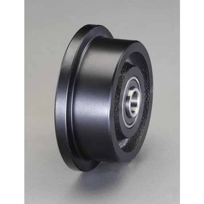 ESCO 75mm 戸車車輪(レール用・重量用) EA986VD-275 4548745572315(CDC)【別送品】