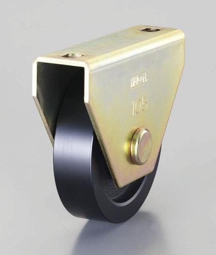 戸車(平型・重量用) 90mm/450kg EA986VG-90 4548745573640【別送品】