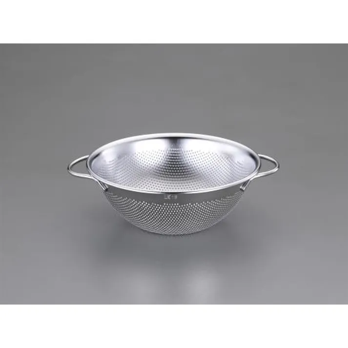 ESCO φ290x100mm 洗浄ざる(パンチング・ステンレス製) EA992C-55 4548745575064(CDC)【別送品】