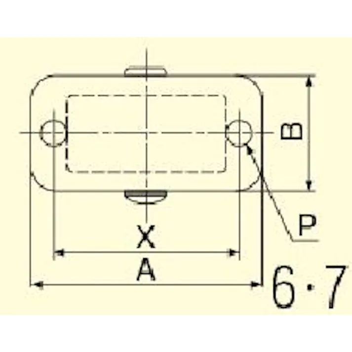 ユーエイキャスター キャスター(固定金具・ナイロン車輪) 25mm EA986PF-6 4548745605723【別送品】