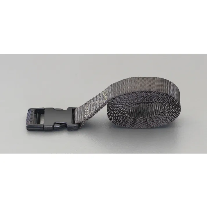 荷締ストラップ(黒) 25mmx2.0m EA982BA-52 4548745617054【別送品】