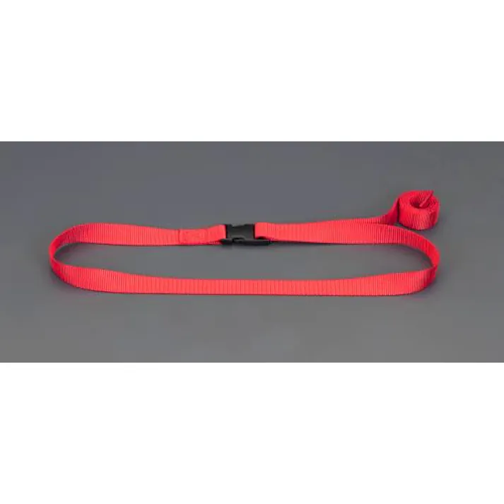 ESCO 25mmx4.0m 荷締ストラップ(赤) EA982BA-56 4548745617078(CDC)【別送品】