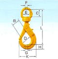 ESCO  1.6ton スイベル付安全フック EA987FV-1.6A 4548745656015(CDC)【別送品】