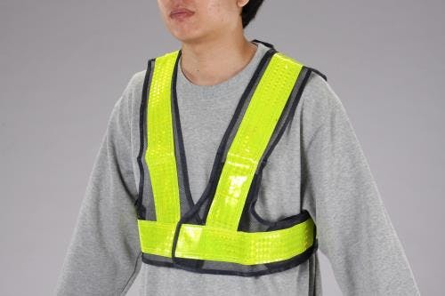 LED安全ベスト(紺/黄) EA983R-103 4548745717303【別送品】
