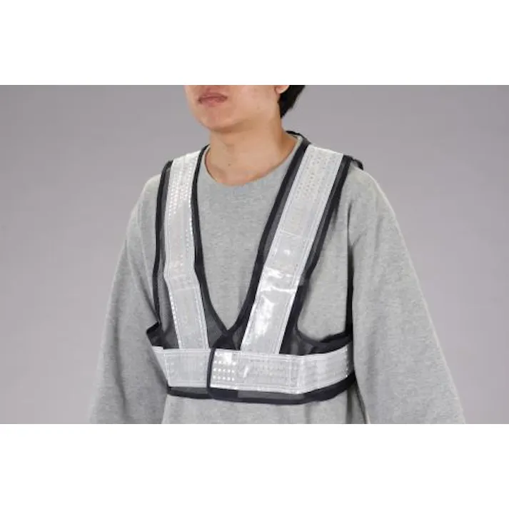 ESCO LED安全ベスト(紺/白) EA983R-102 4548745717310(CDC)【別送品】