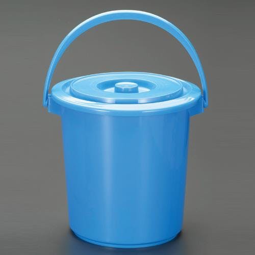ポリバケツ(ふた付) 10.0L EA991PE-20 4548745725889【別送品】