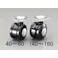東信製作所(トーシン) キャスター(ツインホイール) 60mm EA986TB-60 4548745730616【別送品】