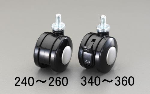 東信製作所(トーシン) キャスター(ツインホイール) 60mm EA986TB-260 4548745751901【別送品】