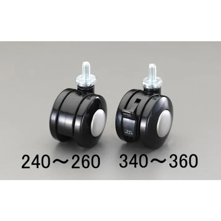 東信製作所(トーシン) 50mm キャスター(ツインホイール・ブレーキ付) EA986TB-350 4548745751925(CDC)【別送品】