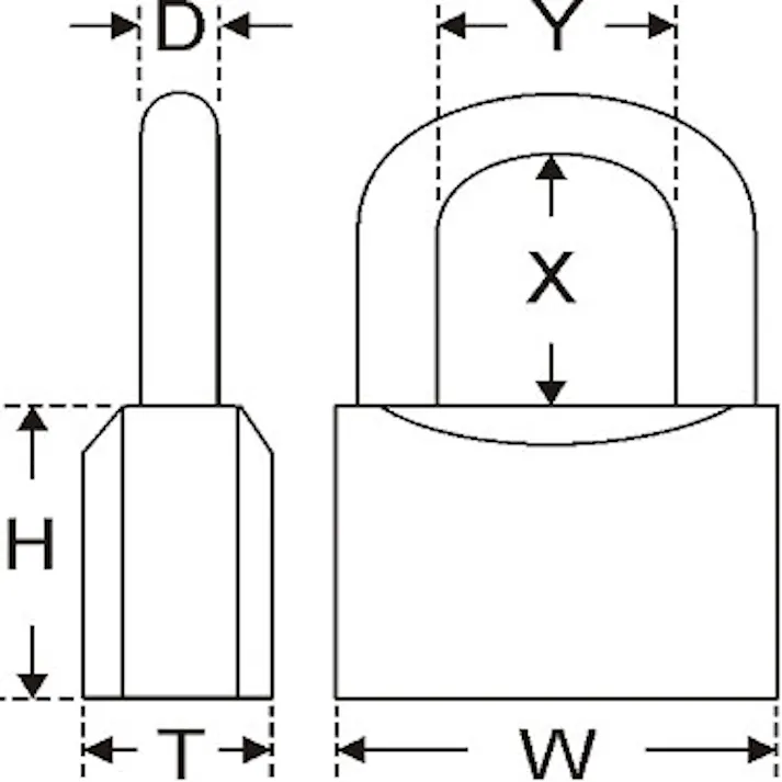 ESCO 40mm シリンダー南京錠 EA983SG-14 4548745792201(CDC)【別送品】